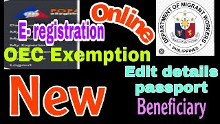 How to Edit OEC identification online details [upl. by Rhyner]