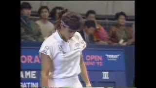 Gabriela Sabatini v Kimiko Date Tokyo 1992 pt1 [upl. by Barrett]