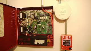 Replacing backup batteries in a Firelite Fcps24 fire alarm power supply [upl. by Anale]