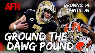 REACTION Saints 35 Browns 14  Taysom Hill GOES OFF For Record Day [upl. by Agneta]