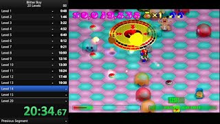 Blitter Boy PS1  All Levels Speedrun in 4113 [upl. by Drahser]