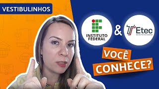 ETEC OU IFSP  QUAL EU ESCOLHO [upl. by Anelav]