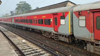 Diverted Darjeeling Mail crossing Garifa Railway Station expresstrain [upl. by Ossy]