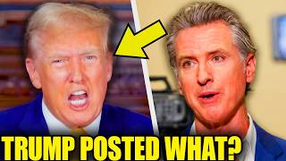 Trump Throws TANTRUM After Newsom Drops BOMB On Him [upl. by Fabiano]