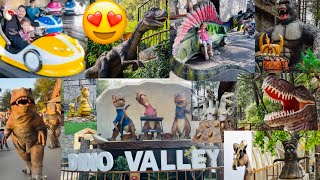 Dinoland Islamabad tour with zunaisha and Aizal 🦕 dino valley😍 alishaanvlogs [upl. by Ymme]