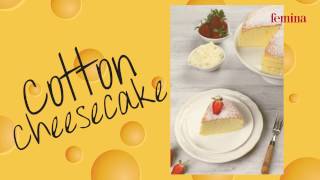 Resep dan Cara Membuat Cotton Cheesecake [upl. by Picardi688]