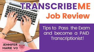 TranscribeMe Review How to Pass the Exam and Get a Transcription Job in 2020 [upl. by Corly]