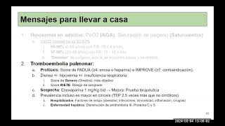 Enfoque de hipoxemia y TEP en menos de 3 minutos [upl. by Glynas]