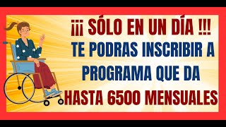 ✅💥EN VIVO URGENTE✅💥PODRAS REGISTRARTE A ESTE PROGRAMA QUE DA HASTA 6500 PESOS✅💥OTROS BENEFICIOS✅💥 [upl. by Maje]