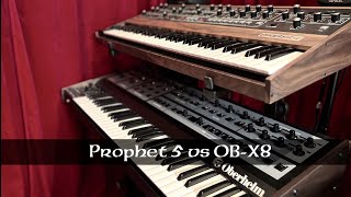 Prophet 5 vs OBX8 [upl. by Judi]