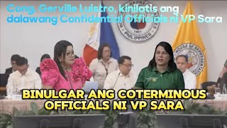 Binulgar ang coterminous quotkeyquot officials Cong Gerville Luistro bihasa sila sa CF [upl. by Anyt]