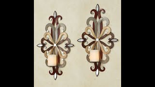 Fiorenzo Hand Dyed Metal Wall Sconce Pair [upl. by Amelus]