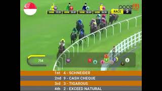 20240203  Race 5 Singapore Kranji Horse Racing Highlights  Pace88 Horse [upl. by Einwat]