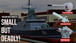 Russia Strengthens Naval Capabilities with New Corvette [upl. by Abehsile437]