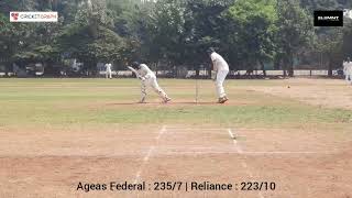 Ageas Federal VS Reliance  Zorastrian Azad Maidan [upl. by Josh]