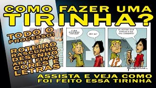 como fazer uma tirinha [upl. by Carmelo]