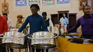 01 Massy Trinidad All Stars Steel Orchestra Thanksgiving Mass 2024 [upl. by Eeruhs]