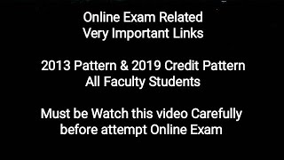 SPPU  Online Exam Related Very Important Links [upl. by Addis]