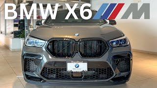 2023 BMW X6M Competition Walkaround  Dravit Grey [upl. by Goles]