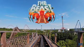 The Beast Roller Coaster POV  4K Cinematic Series Kings Island [upl. by Pandolfi216]