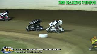 September 1 2024 360 Sprints Summer Challenge Series Highlights Grays Harbor Raceway [upl. by Moynahan]