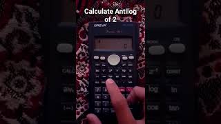 Scientific calculator how to calculate Antilog [upl. by Kristofer]