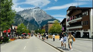 🔴 BANFF Live  Banff Downtown Walk  Canada 🇨🇦 [upl. by Arno]