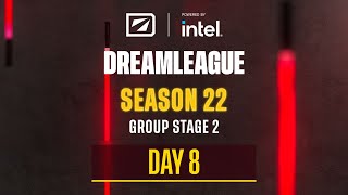 DreamLeague Season 22  Stream A Day 8 [upl. by Adlesirk27]