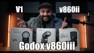 godox v860iii مراجعه واستعراض و مقارنة مع godox v860ii amp V1 [upl. by Herod]