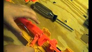 NERF How to put a Alpha Trooper Cs18 back together From Scratch [upl. by Ahsiemac720]