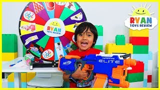 Mystery Spin Wheel Challenge Game with Ryan vs Mommy [upl. by Inafit263]