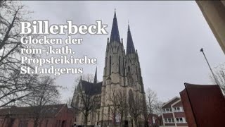 BillerbeckDNRWrömkath Propsteikirche StLudgerus Vorläuten und Vollgeläute [upl. by Ivor]