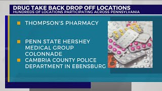 ‘National Take Back Day’ locations across Central Pennsylvania [upl. by Dam631]