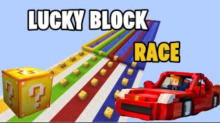 Zahrál Jsem si lucky blog race V Minecraftu😱😱￼￼ [upl. by Caressa]