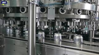 STM Filling Machine FS for aluminium or PET cans filler seamer CAN Series [upl. by Ardy]