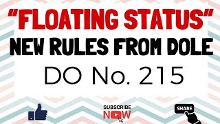 REVIEW OF FLOATING STATUS NEW RULES FROM DOLE DO215 [upl. by Alleirbag]