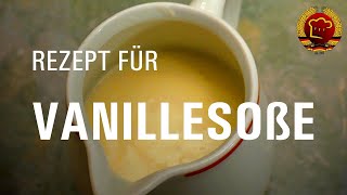 Blitzrezept für schnelle Vanillesoße nach altem DDR Rezept zum selber machen [upl. by Eelsnia]