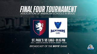 AASB NATIONAL FINAL FOUR TOURNAMENT  St PAUL´S x EARJ  BOYS  Day 2 04122023 [upl. by Ariday604]