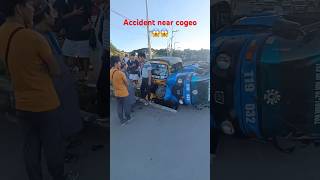 “Very Bad accident near cogeo”  Thanks lord 🙏nobody hurt indianinphilippines travelvlog shorts [upl. by Braunstein]