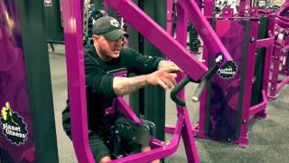 Planet Fitness  How To Use Hammer Strength Row Machine [upl. by Aneeb19]