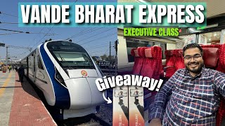 VIZAG to HYDERABAD in 8 Hours  VANDE BHARAT Executive Class  WORST FOOD EVER [upl. by Enoved174]