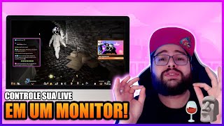 👆 COMO STREAMAR COM UM MONITOR NA TWITCH CHAT ALERTAS E FEED DE ATIVIDADES [upl. by Eniamrej936]