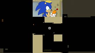 Poor Sonic 5 😭 Xpotato Bouncing Square  Antoons [upl. by Imis]