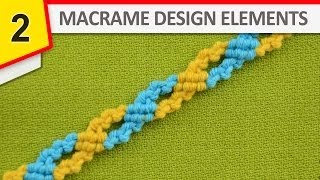 Design Elements  Macrame Chain Stitch [upl. by Nuyh]