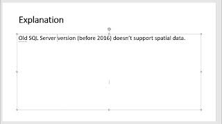 SQL Server Error Working with Geography Data [upl. by Ignacio]