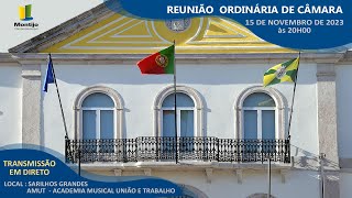 Reunião Ordinária de Câmara  15 de novembro de 2023 [upl. by Sanjay962]