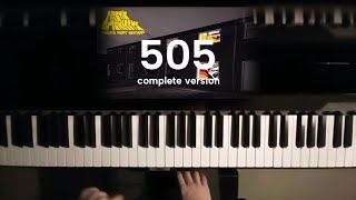 505  Arctic Monkeys complete piano version piano [upl. by Broucek]