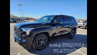 2024 Toyota Sequoia Platinum [upl. by Onirotciv]