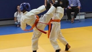 kids kyokushin karate fast knockout 6 years oroshi kakato [upl. by Guarino888]