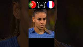 Portugal Man vs France Women 🔥🤯cr7 shortfeed ronaldo goals youtubewomen😮💀 [upl. by Yelsnya]